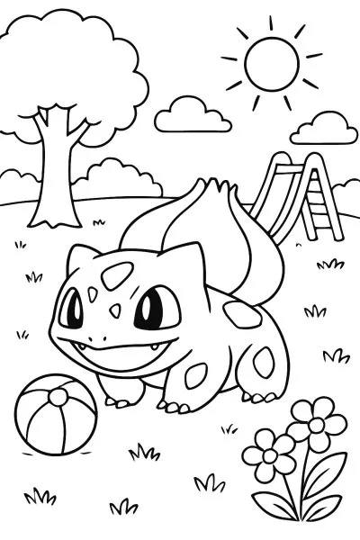 Bulbasaur para colorir 03