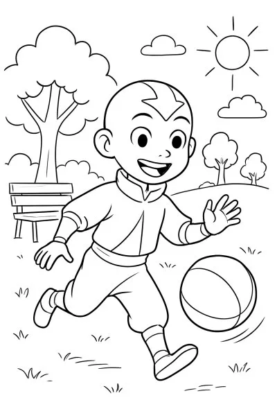 Avatar para colorir 14