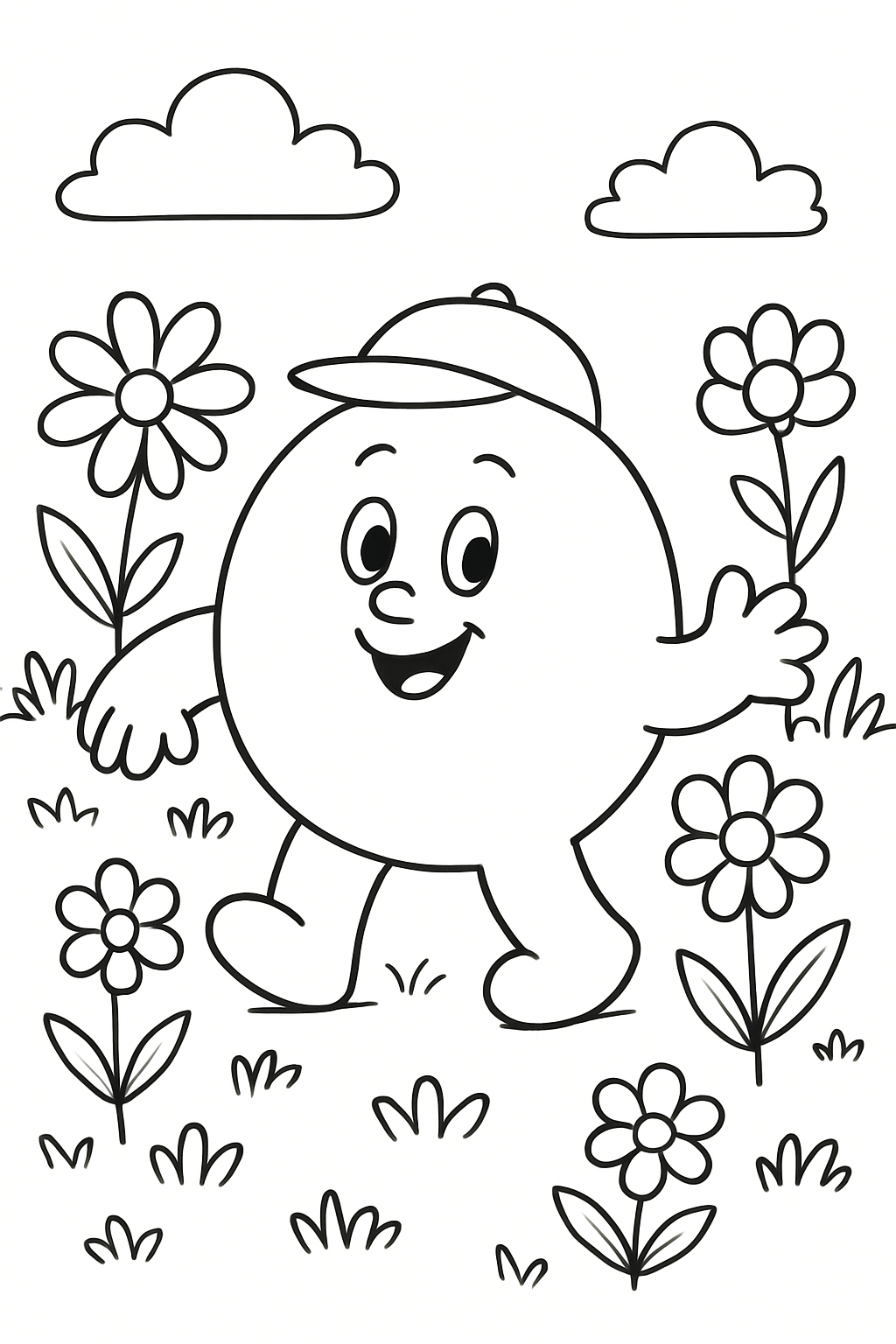 Bolo para colorir 12