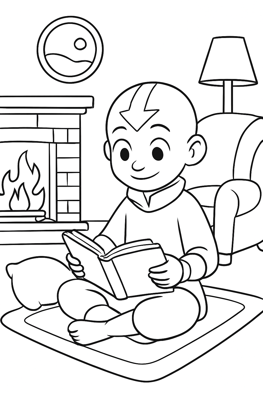 Avatar para colorir 04