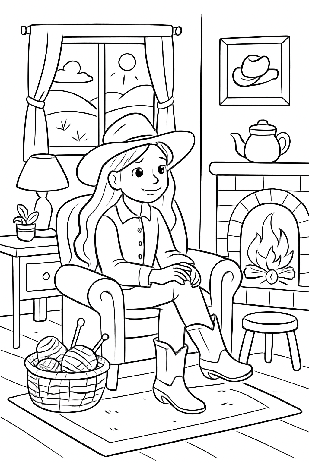 Ana Castela para colorir 15