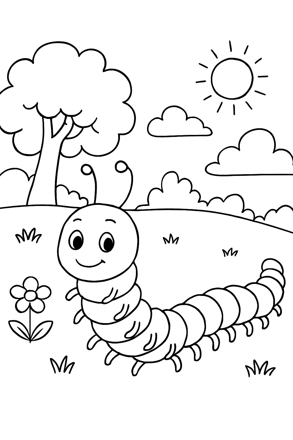Centopeia para colorir 08