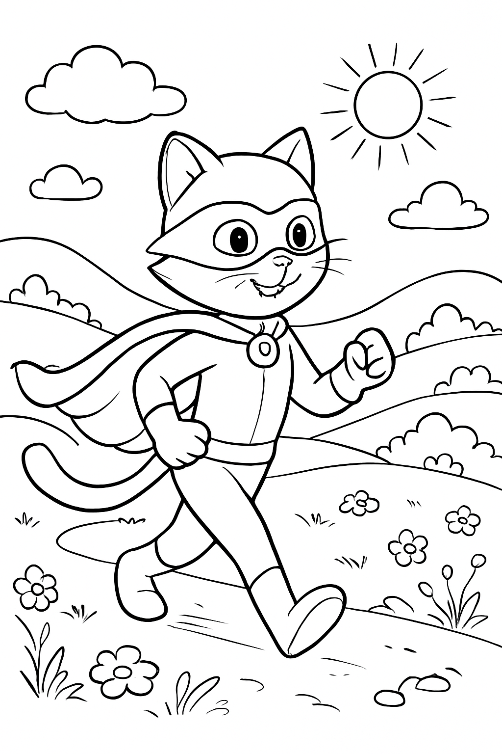 Cat Noir para colorir 06