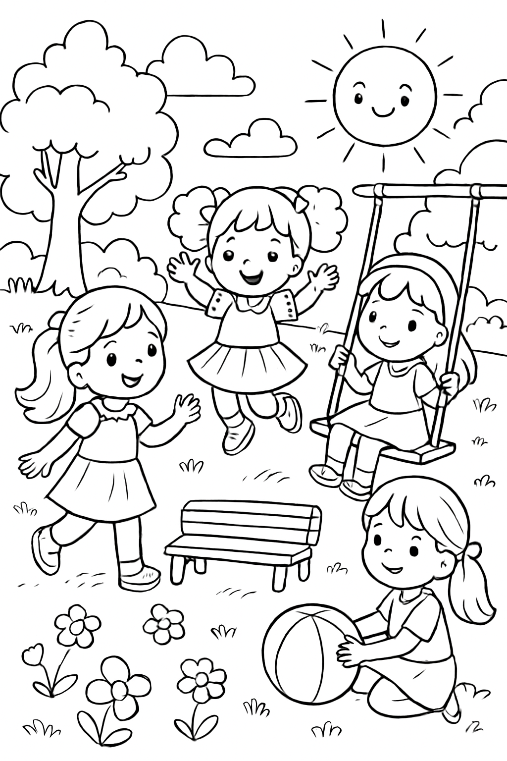 Bonecas para colorir 03