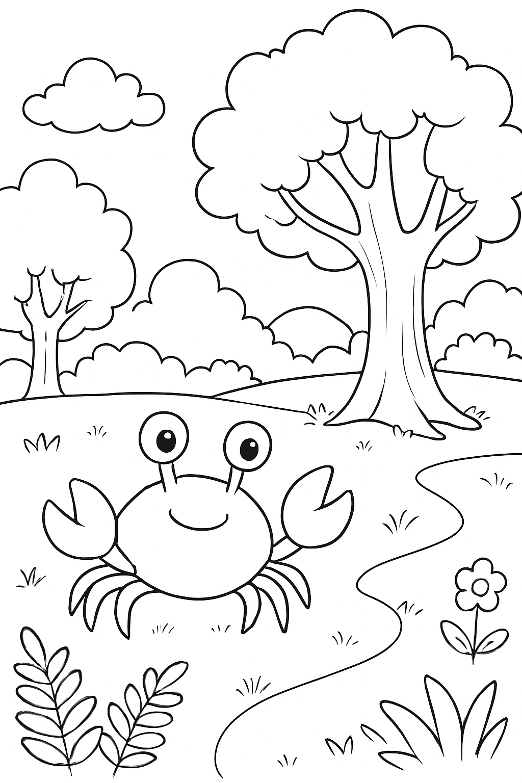 Caranguejo para colorir 02