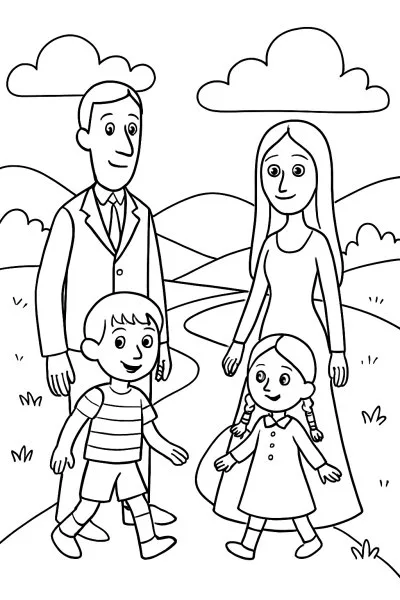 A Família Addams para colorir 06