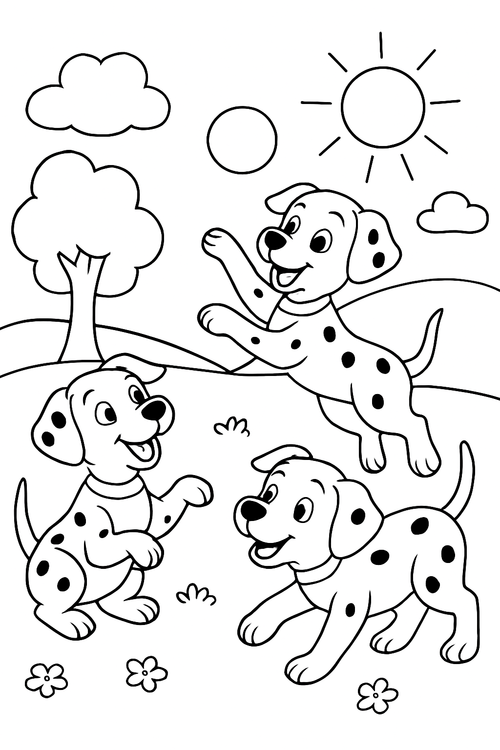 101 Dálmatas para colorir 03