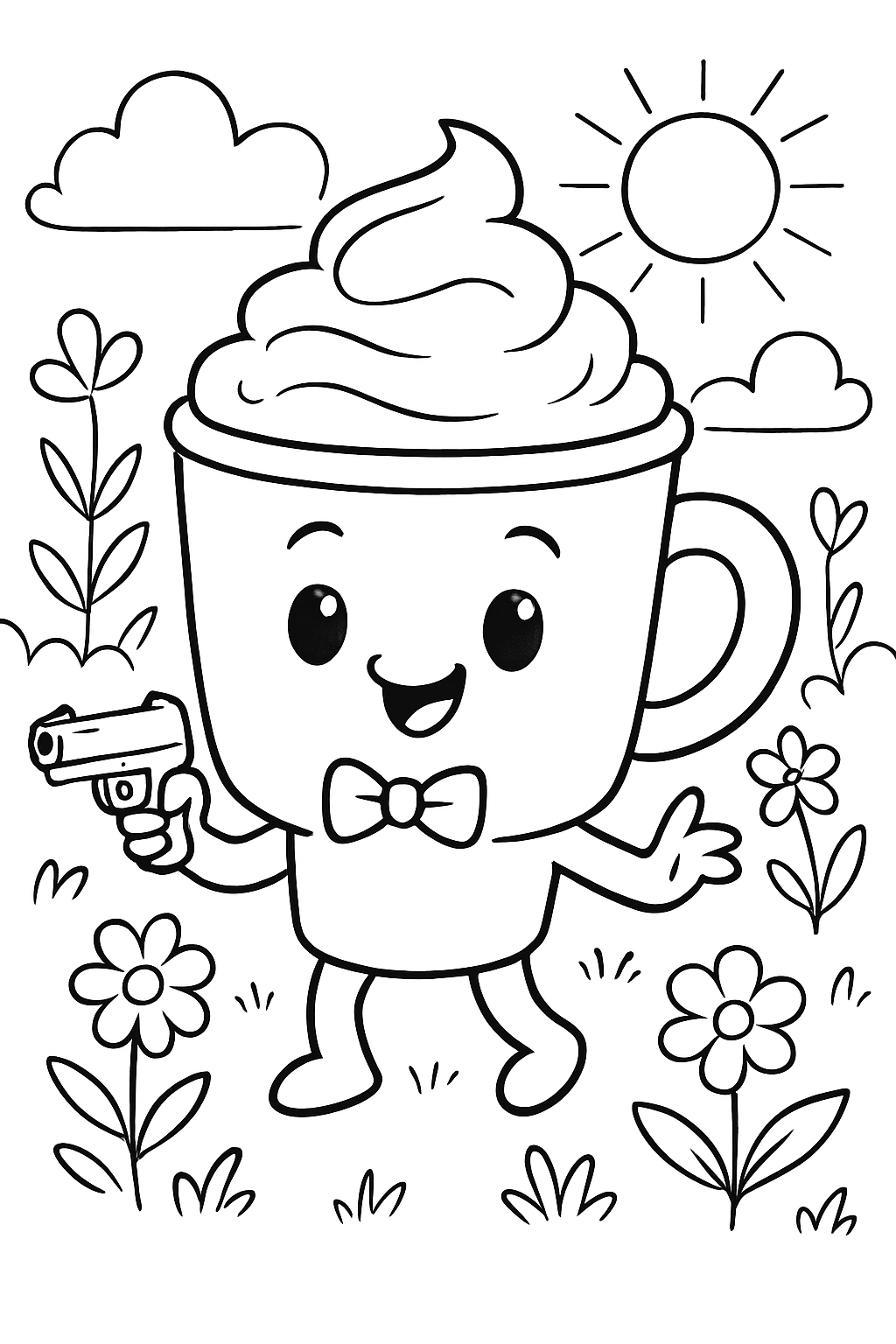 Capuccino Assassino para colorir 12