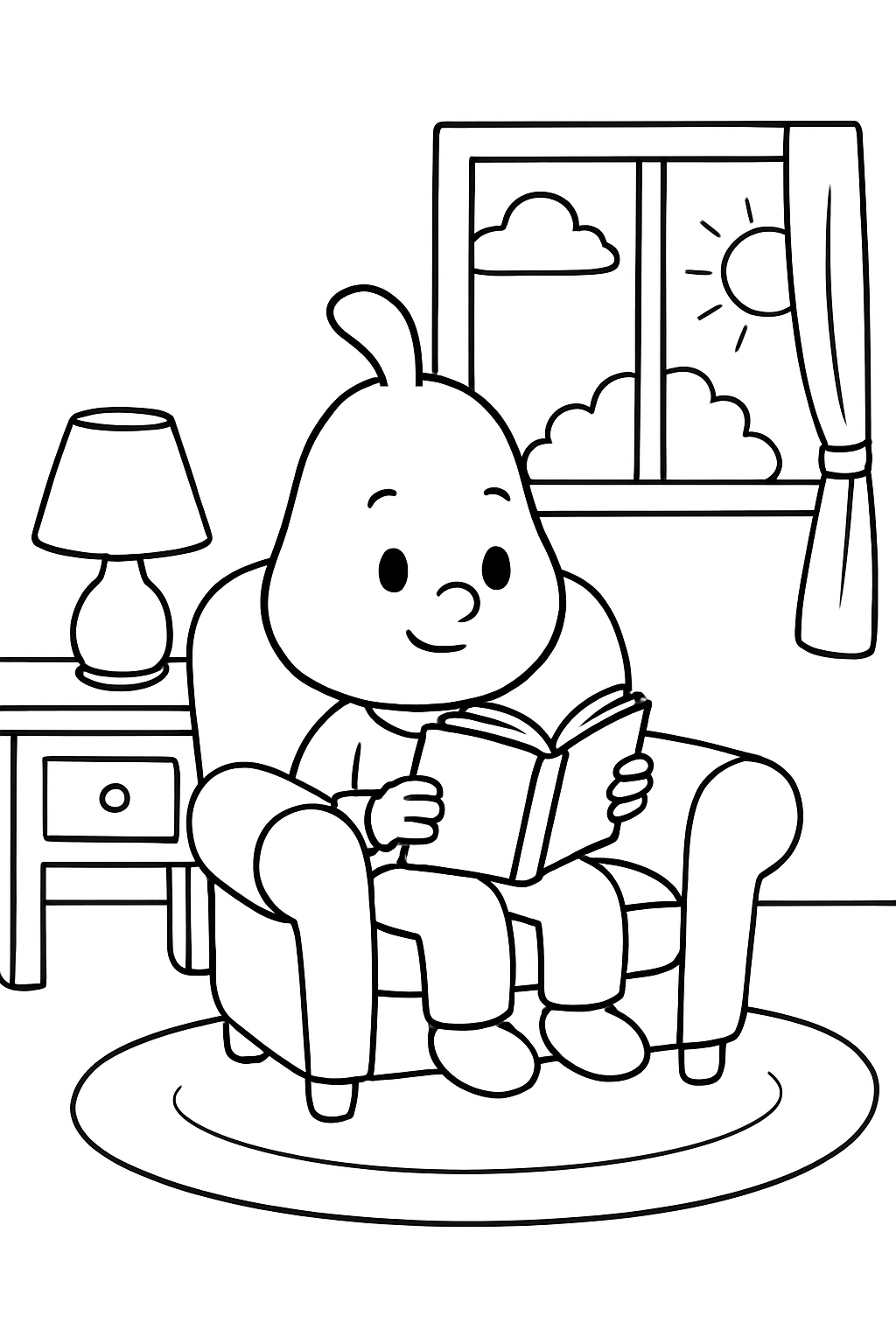 Caju para colorir 04