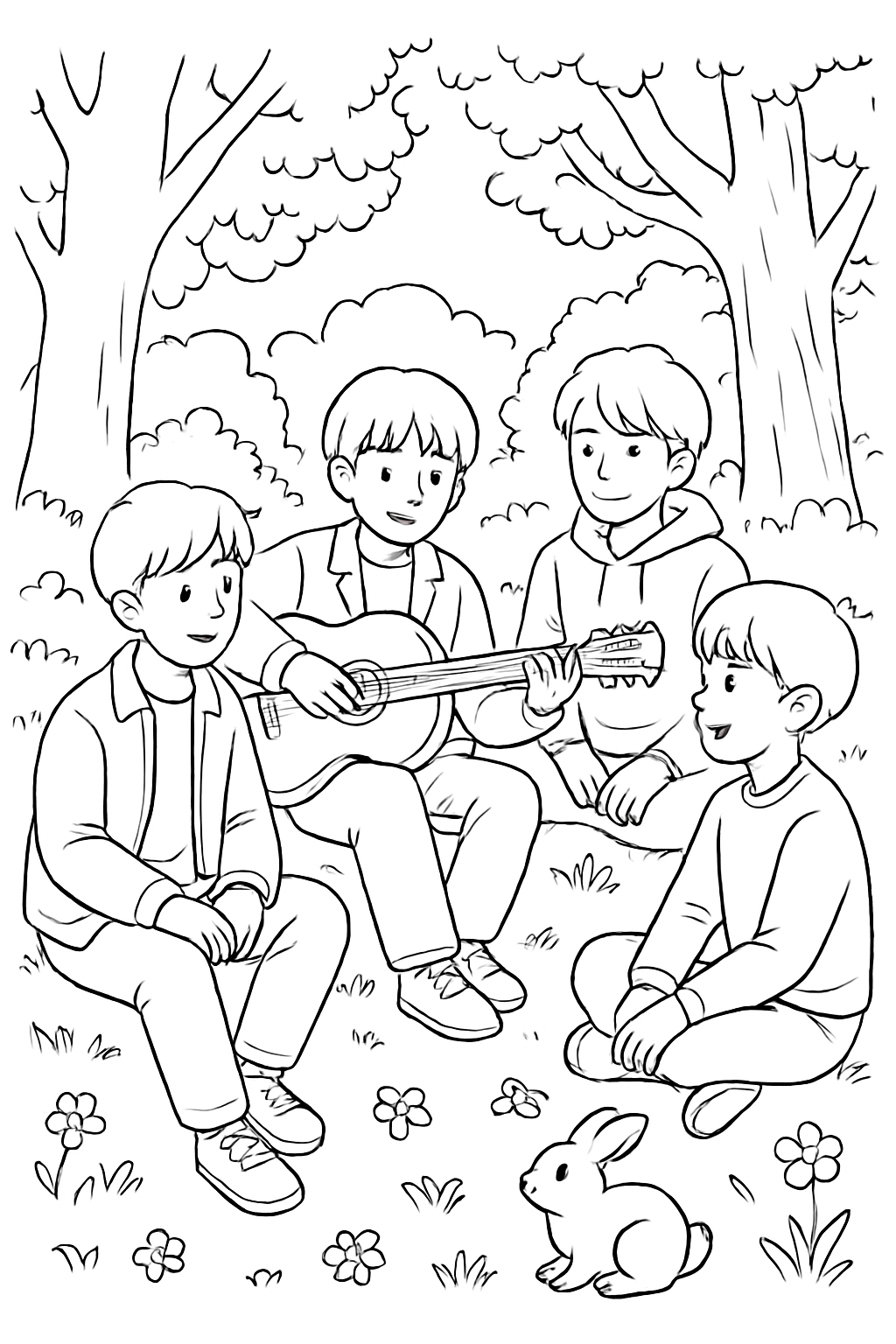 BTS para colorir 02