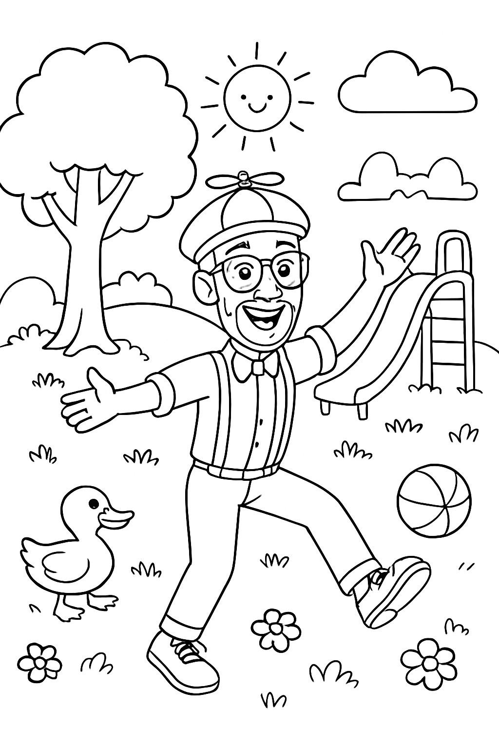 Blippi para colorir 03