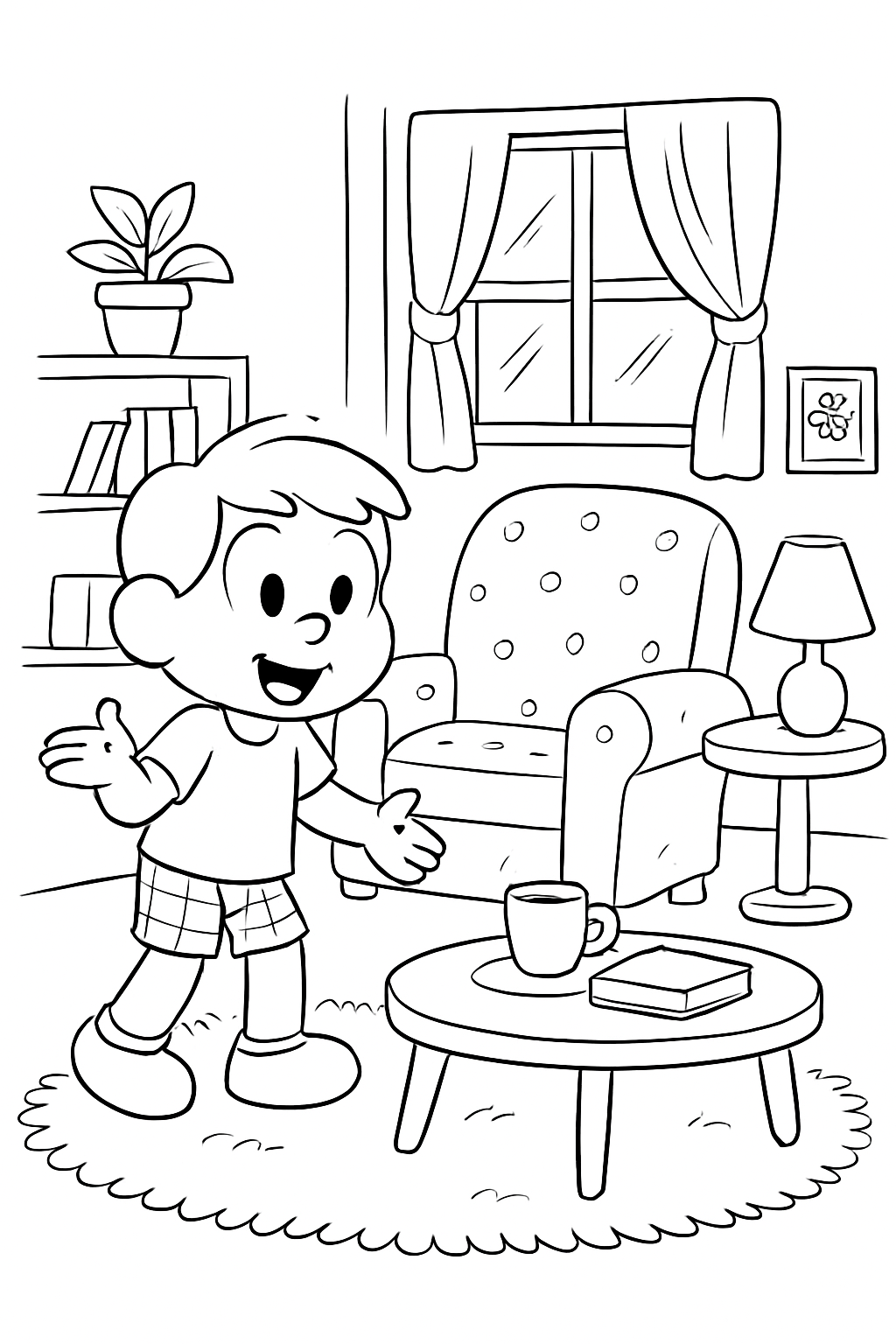 Cascão para colorir 15