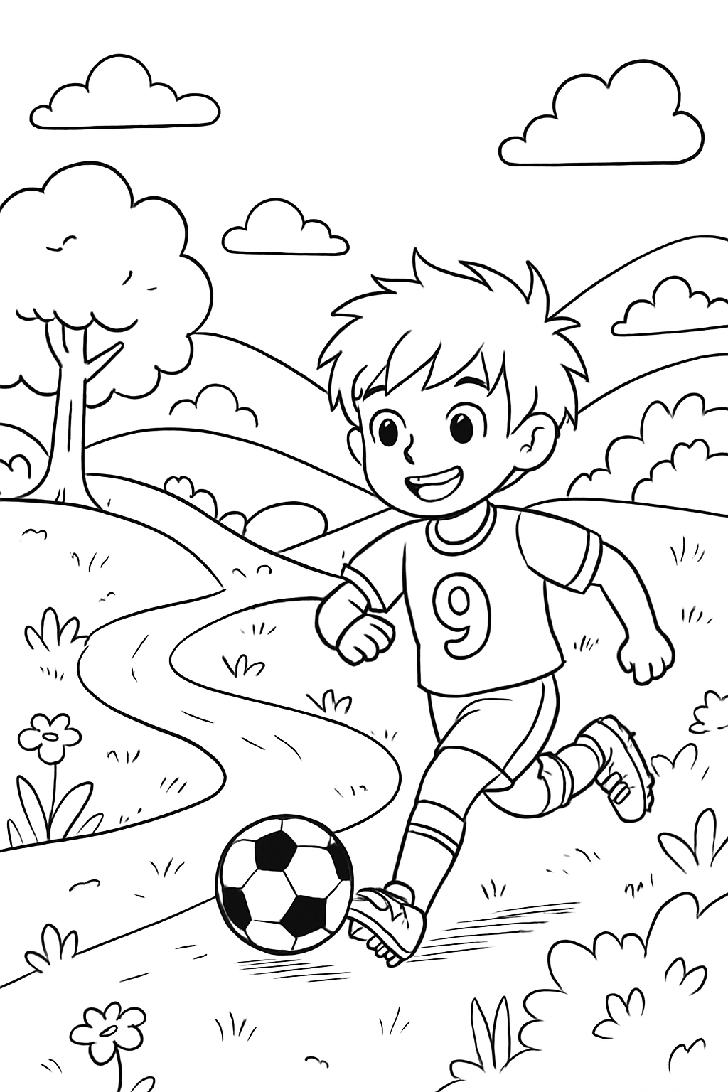 Blue Lock para colorir 06
