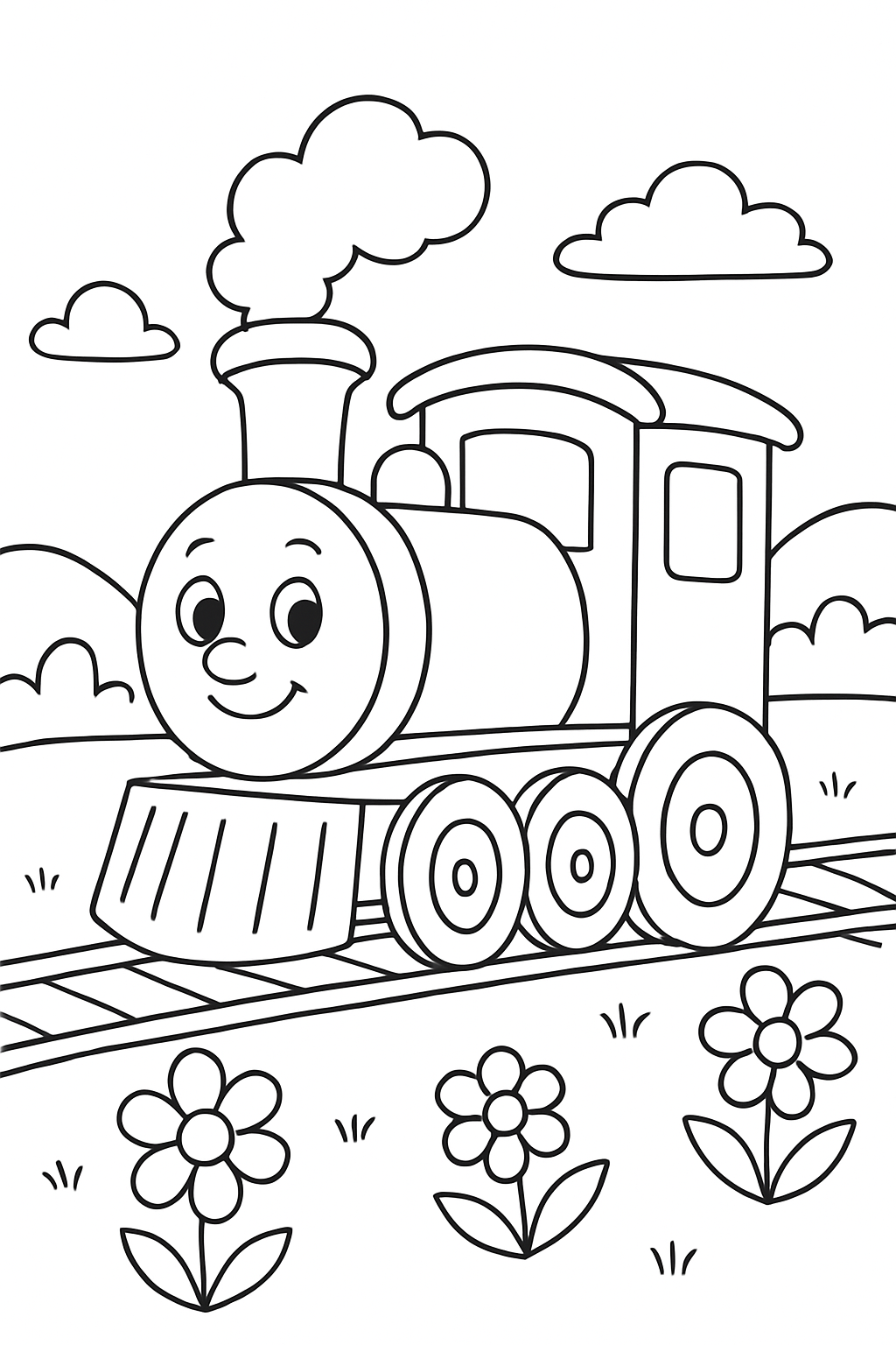 Bob, o Trem para colorir 01