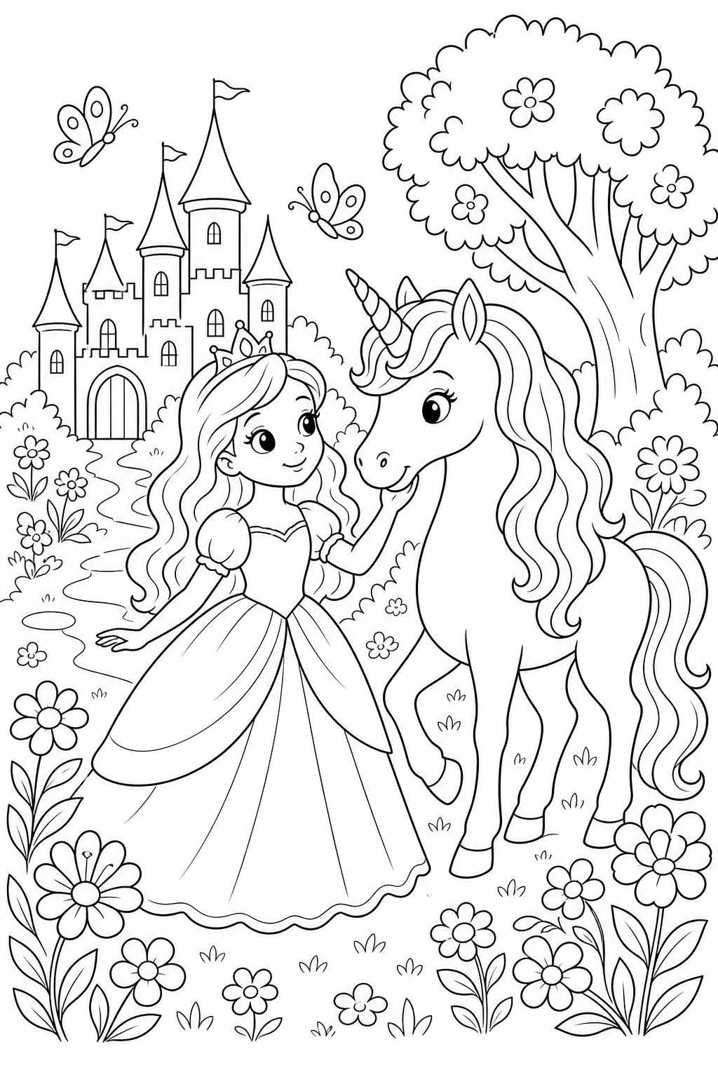 Fantasia e Contos para colorir 12