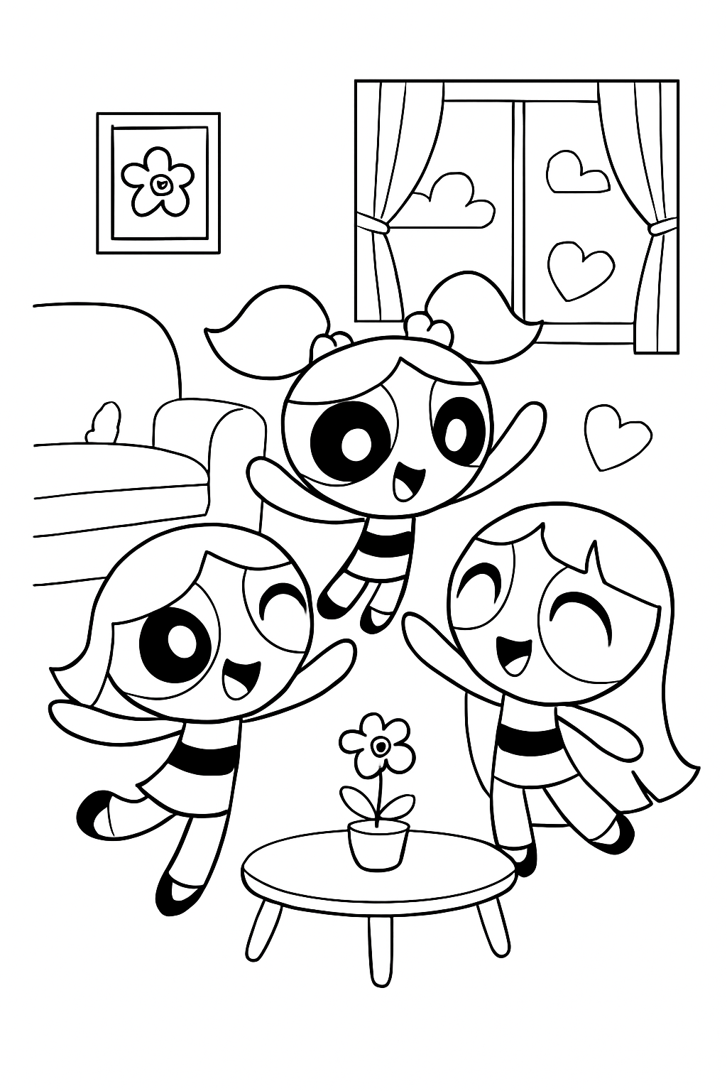 As Meninas Super-Poderosas para colorir 09