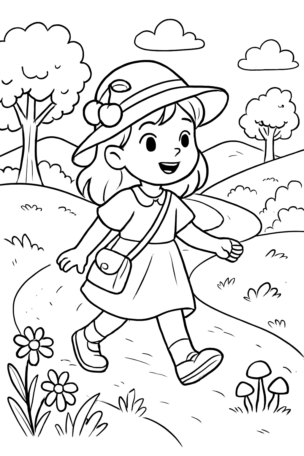 Cereja para colorir 06
