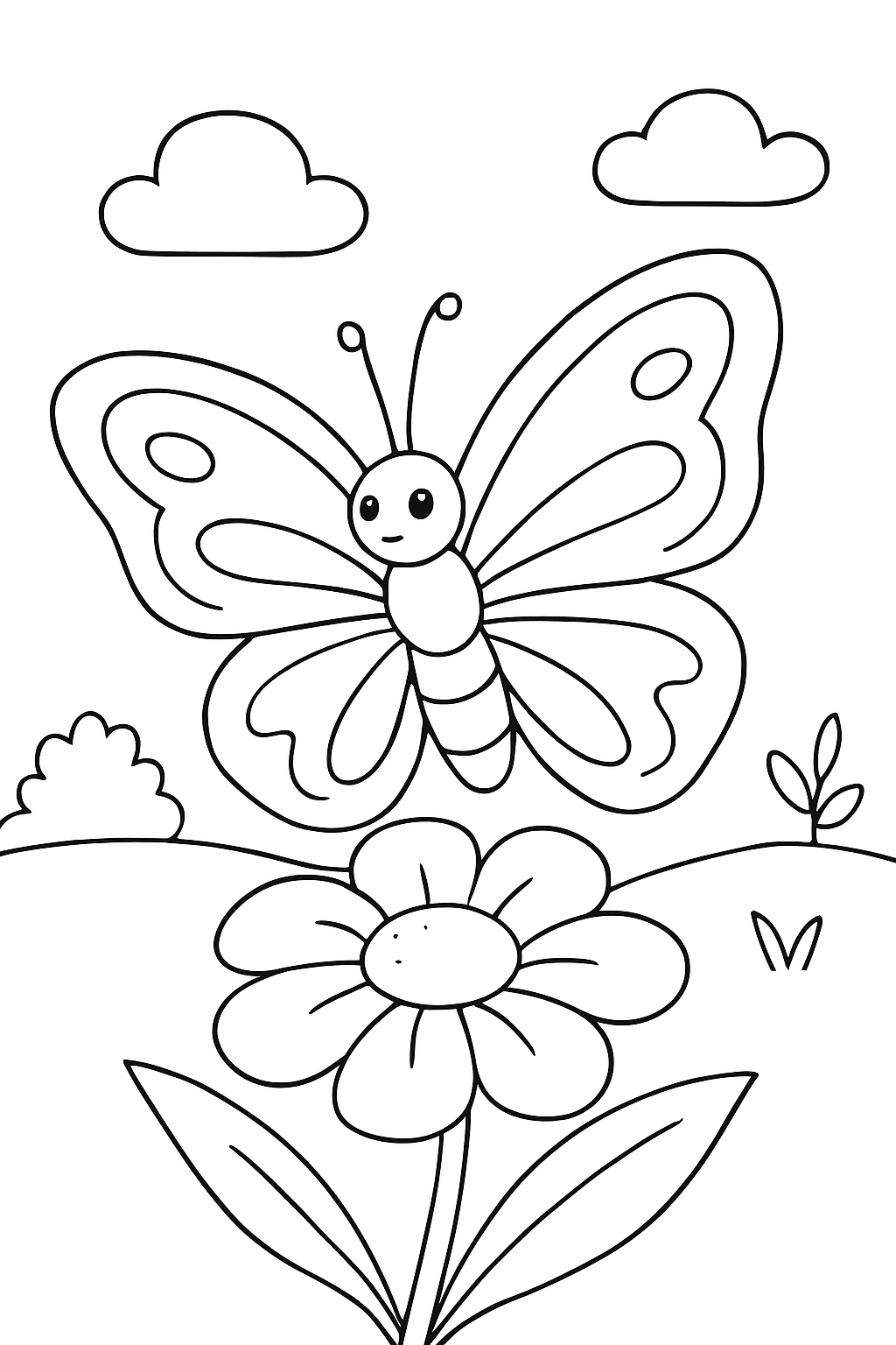 Borboletas para colorir 04
