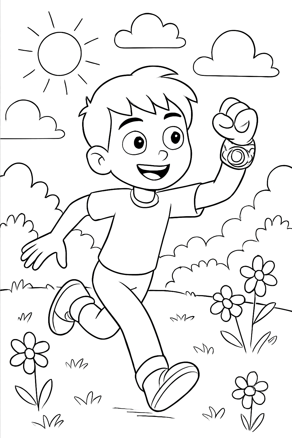 Ben 10 para colorir 12