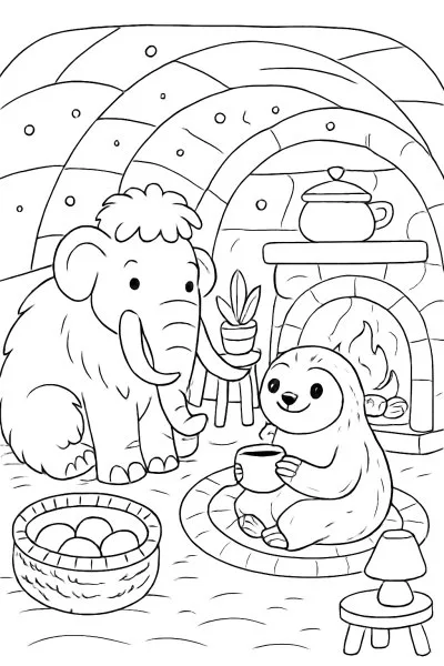 A Era do Gelo para colorir 15