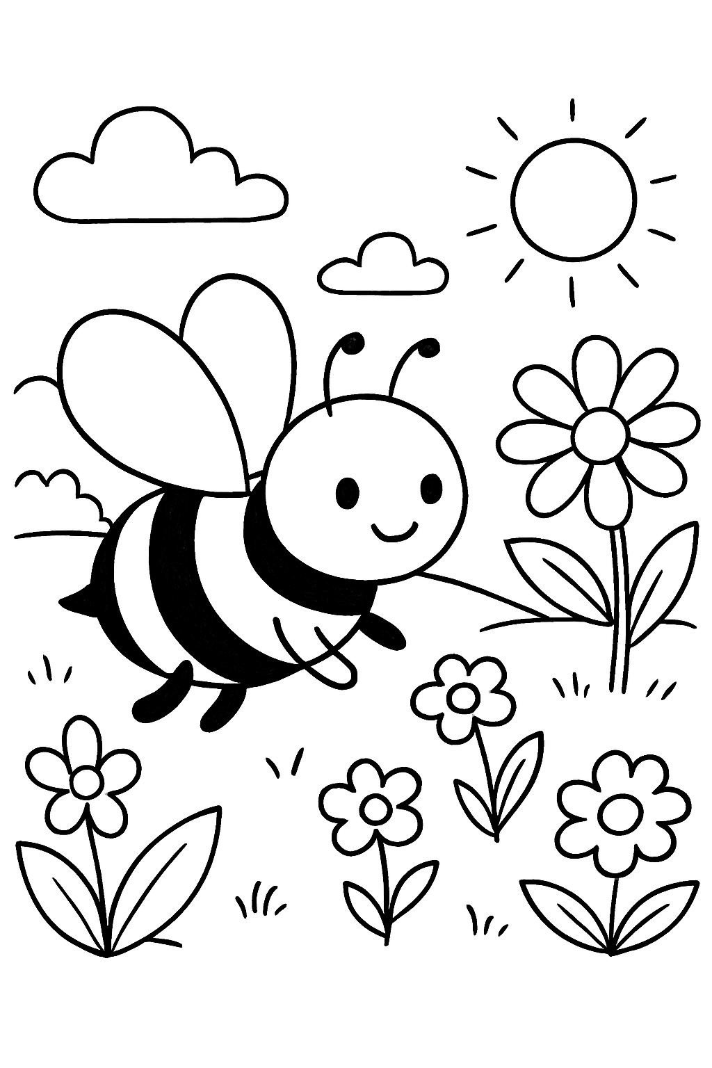 Bumblebee para colorir 11