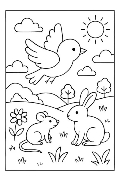 Cadeia Alimentar para colorir 10
