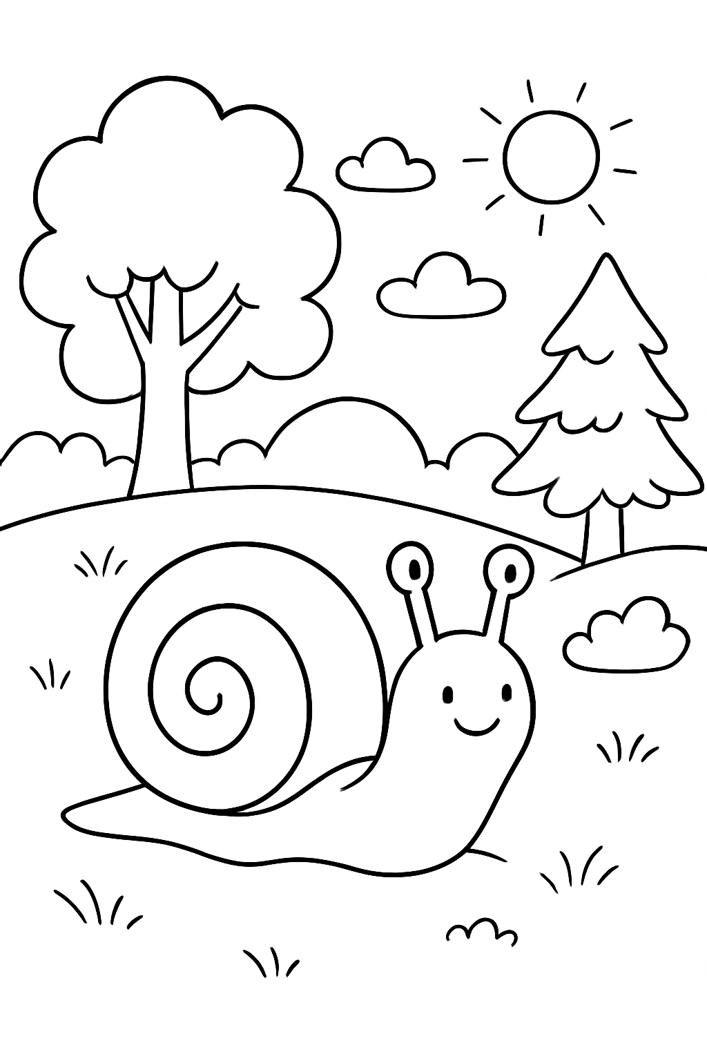 Caracol para colorir 13