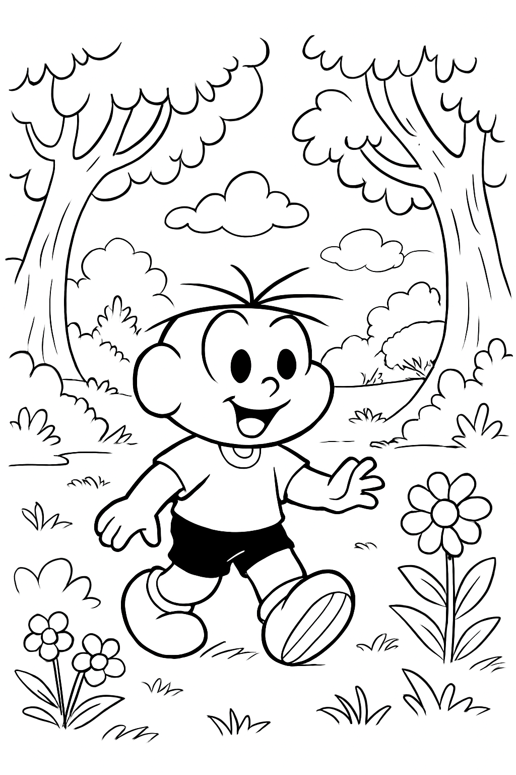 Cebolinha para colorir 02