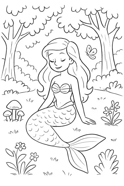 Ariel para colorir 02