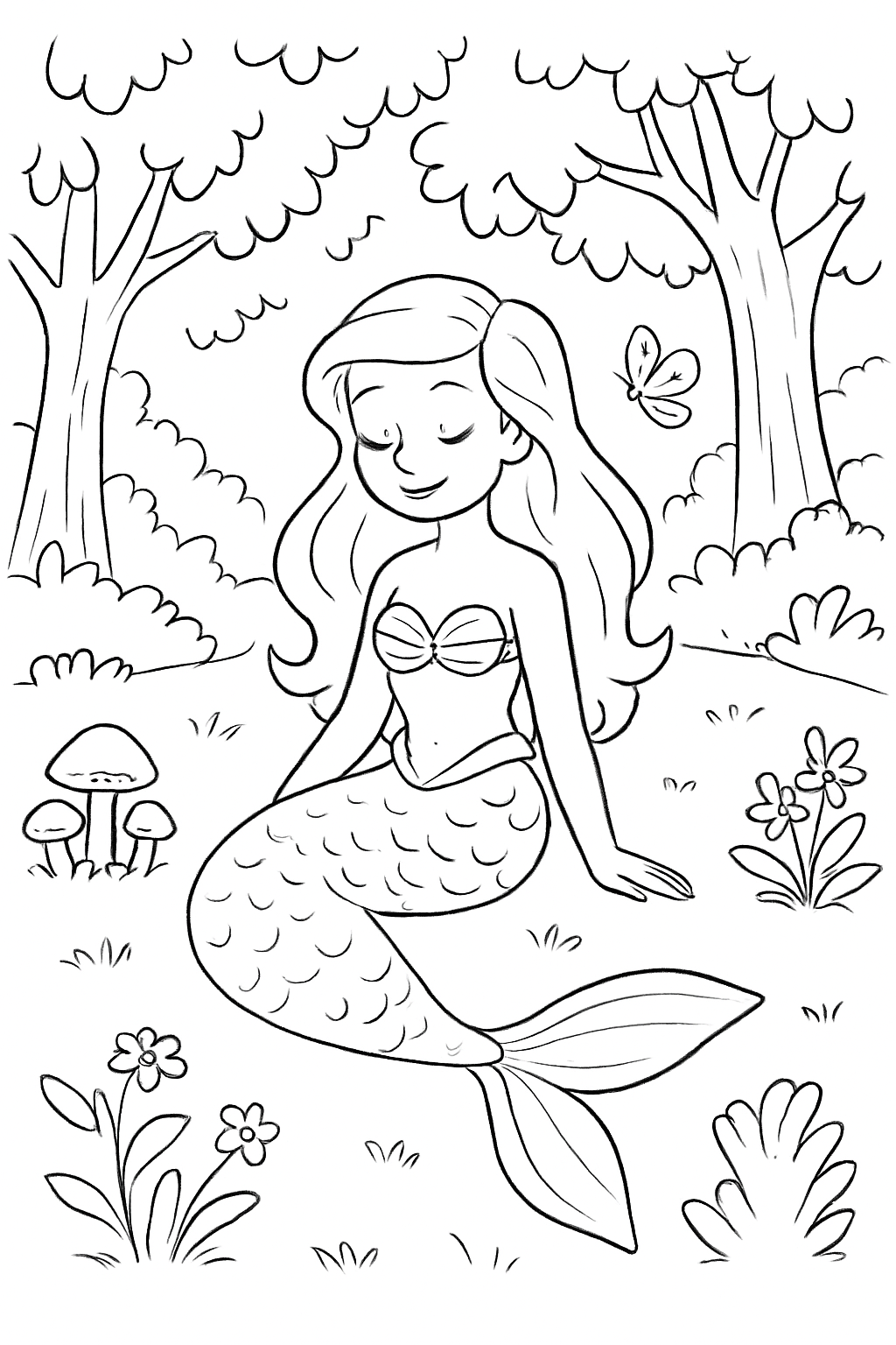 Ariel para colorir 02