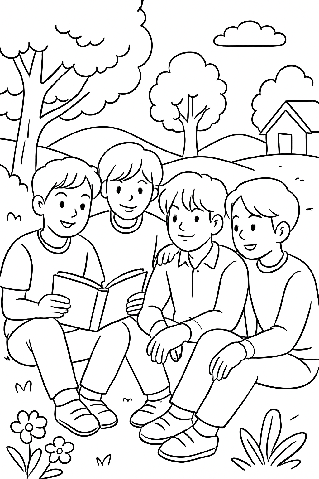 BTS para colorir 05