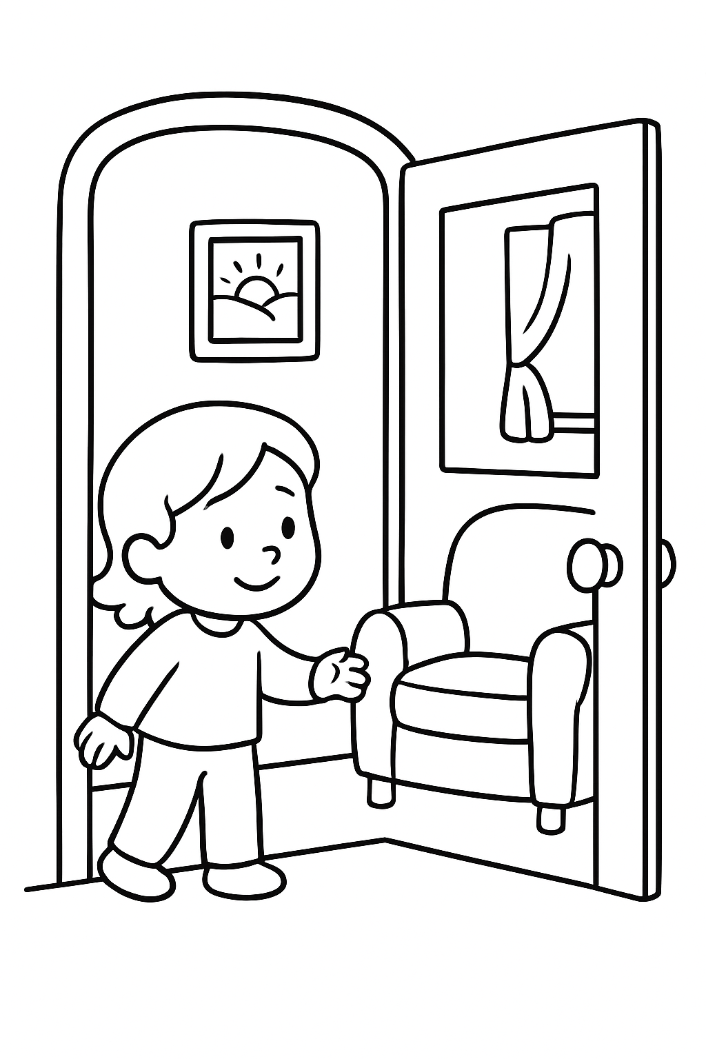 Casas para colorir 04