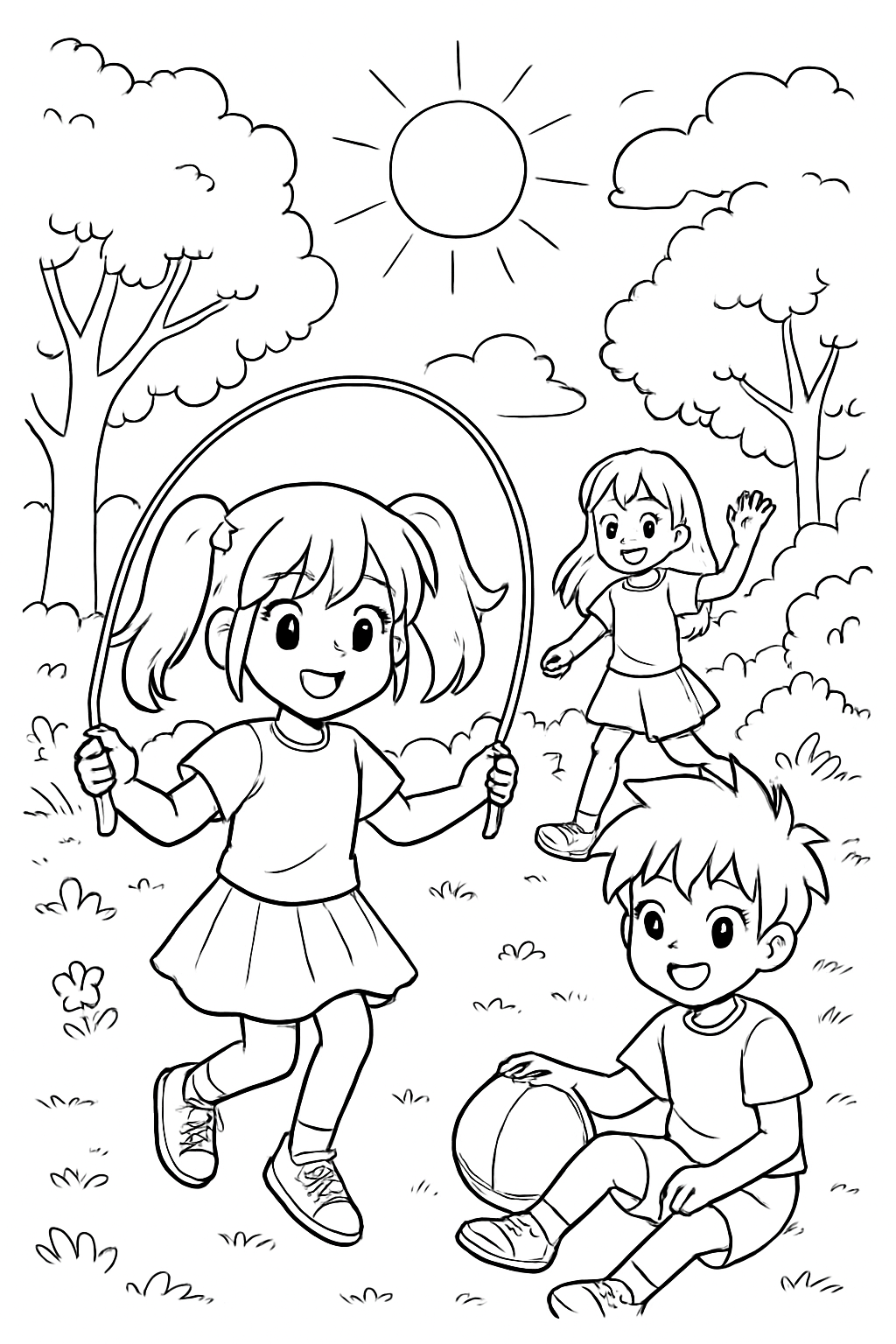Anime para colorir 03