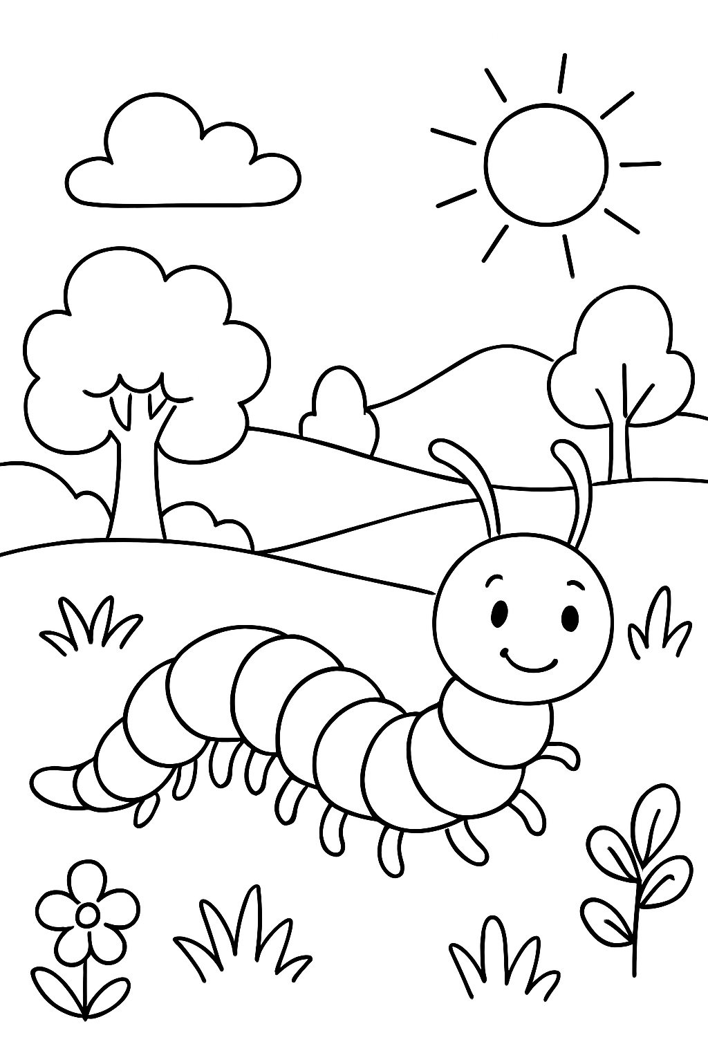 Centopeia para colorir 10