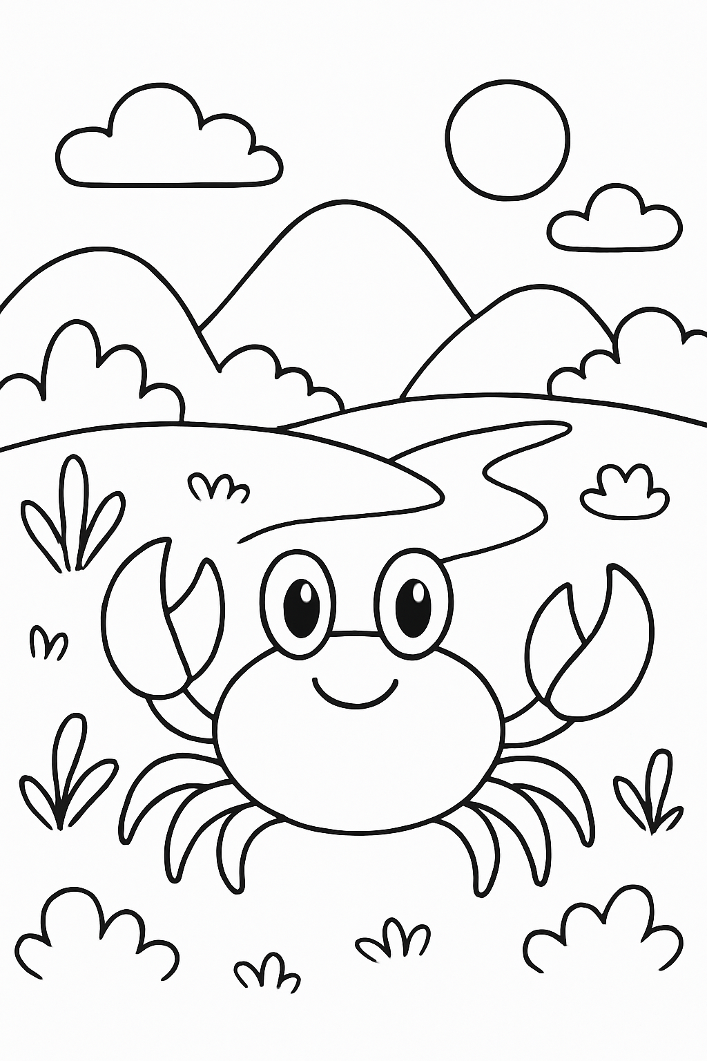 Caranguejo para colorir 10