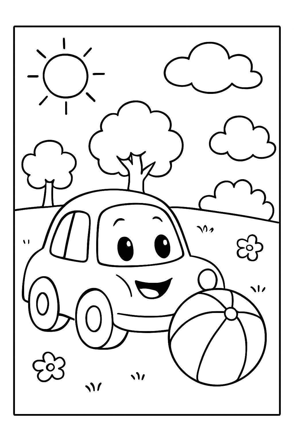Veículos para colorir 03