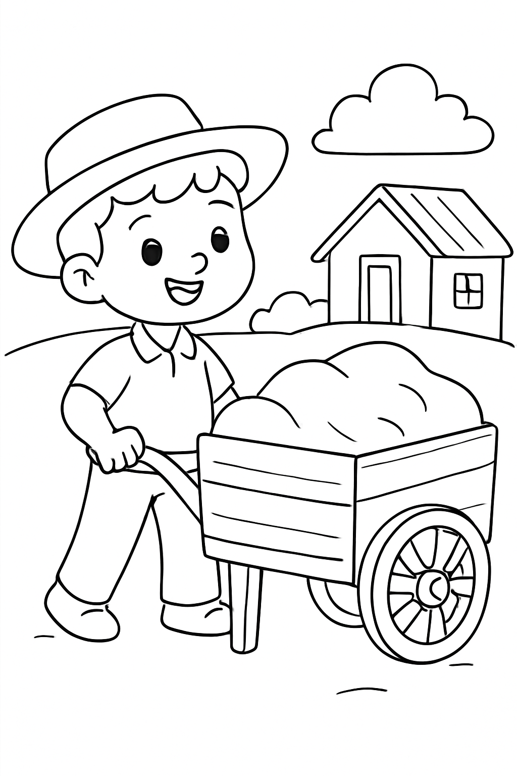 Carreta Furacão para colorir 04