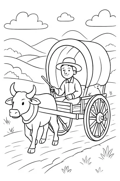 Carretas para colorir 06