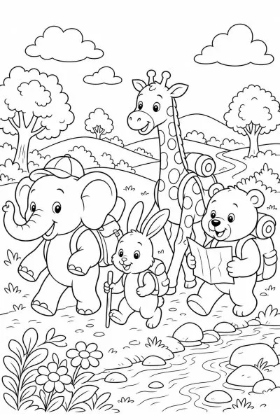 Animais para colorir 06