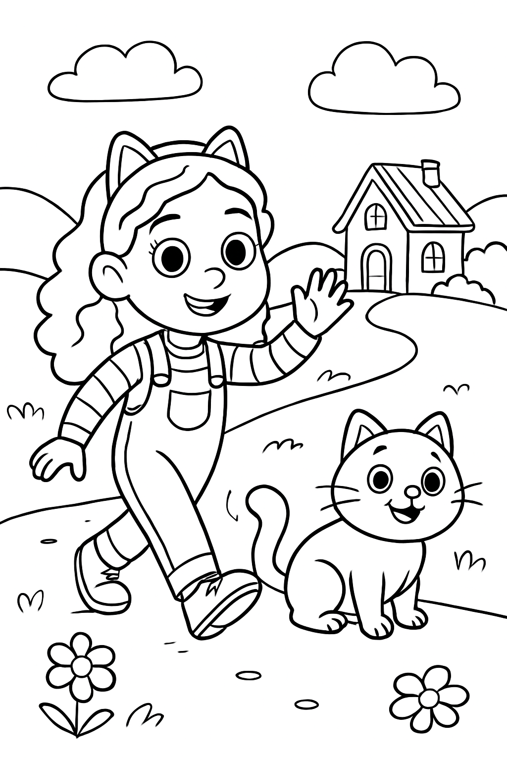 A Casa Mágica da Gabby para colorir 06