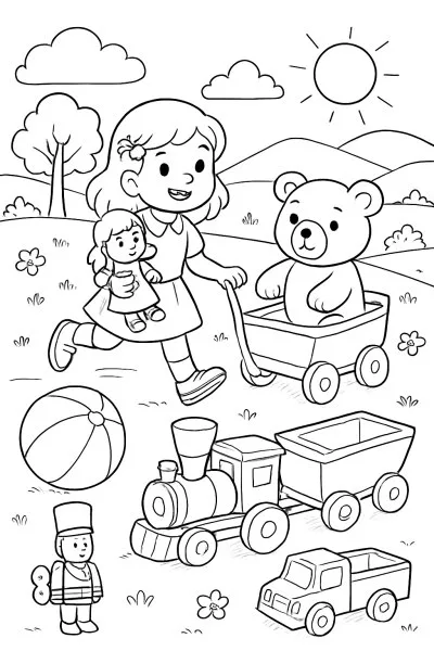 Brinquedos para colorir 06