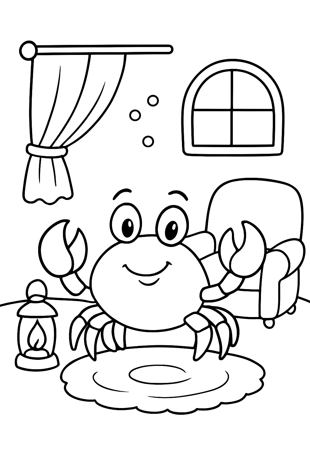 Caranguejo para colorir 04