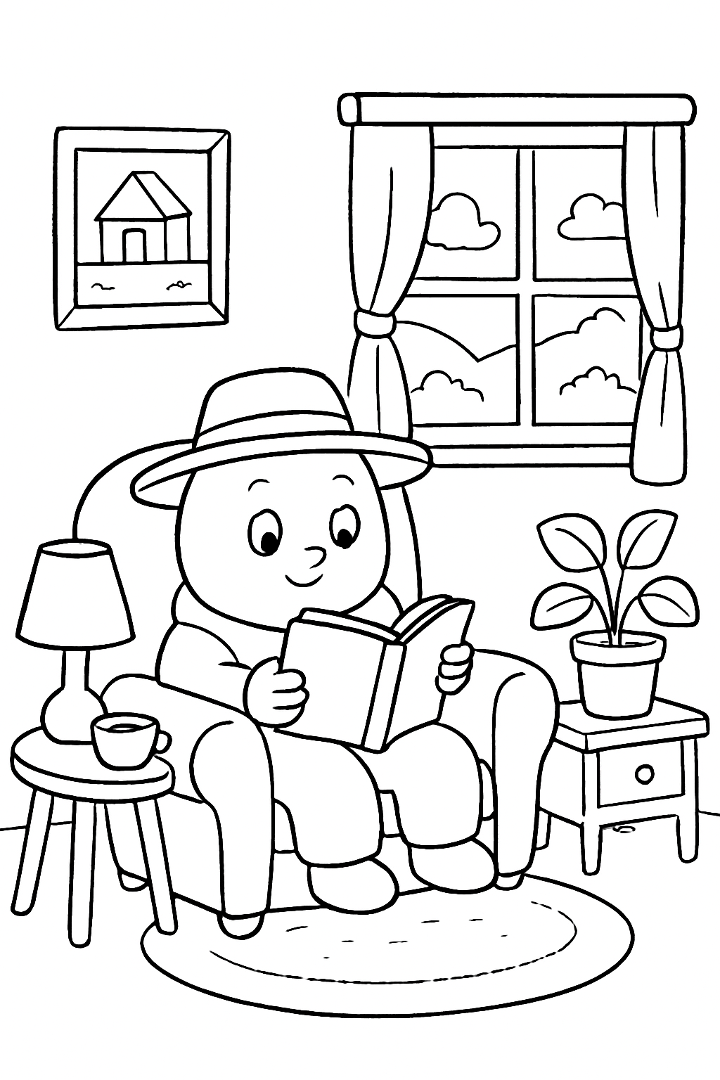 Carreta Furacão para colorir 15