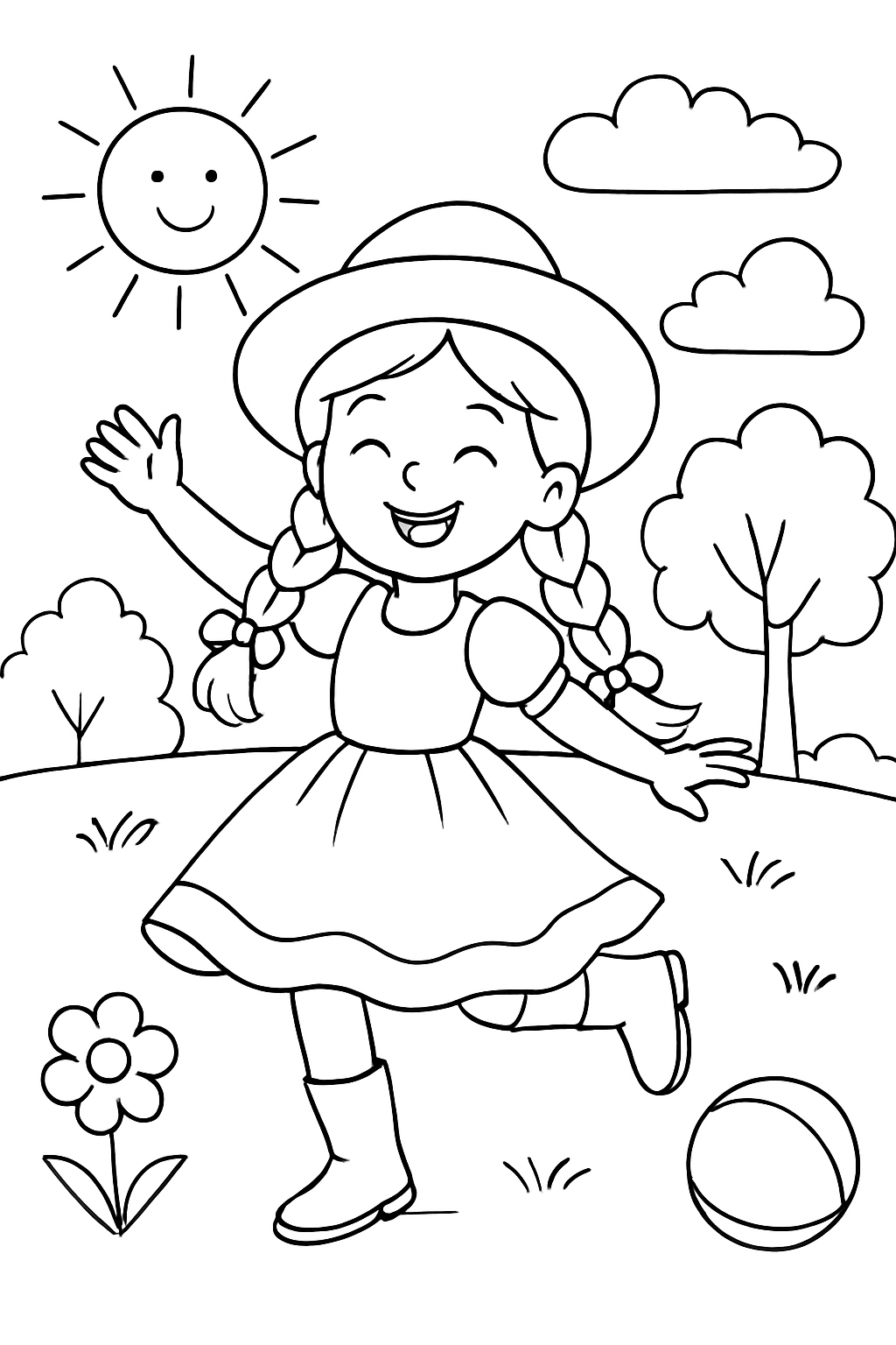 Boiadeirinha para colorir 14
