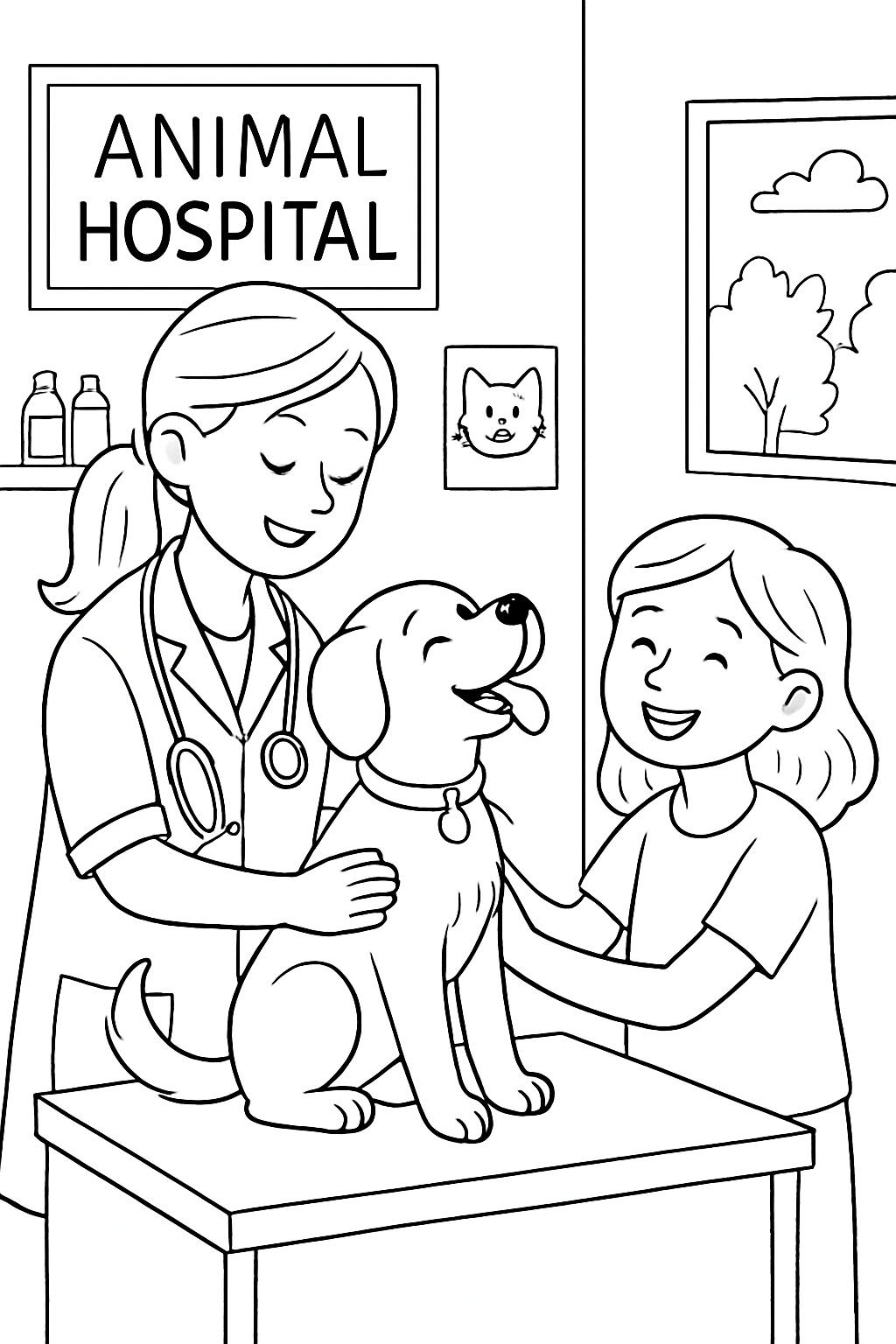 Animal Hospital (Anomaly) para colorir 09