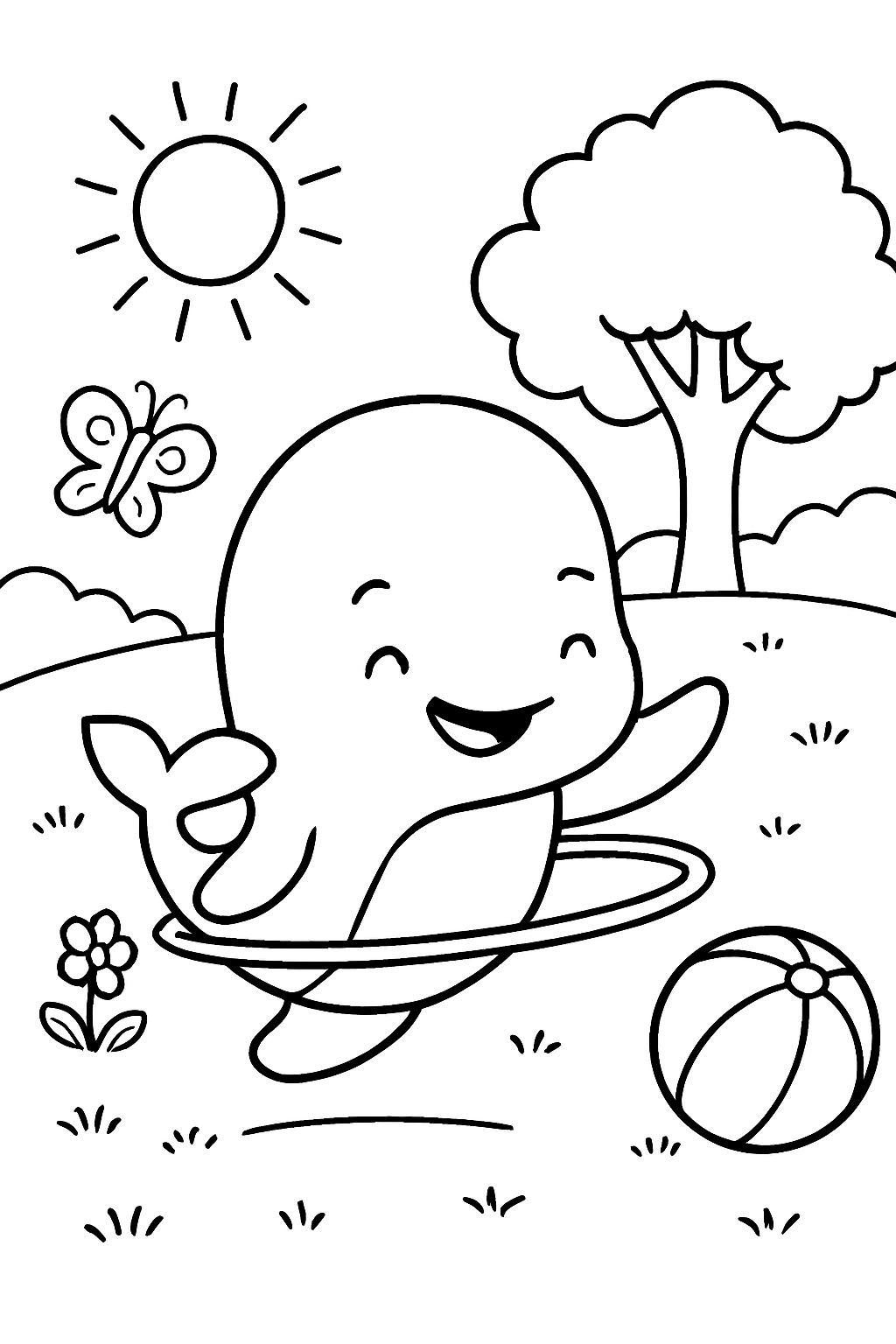 Baleias para colorir 14