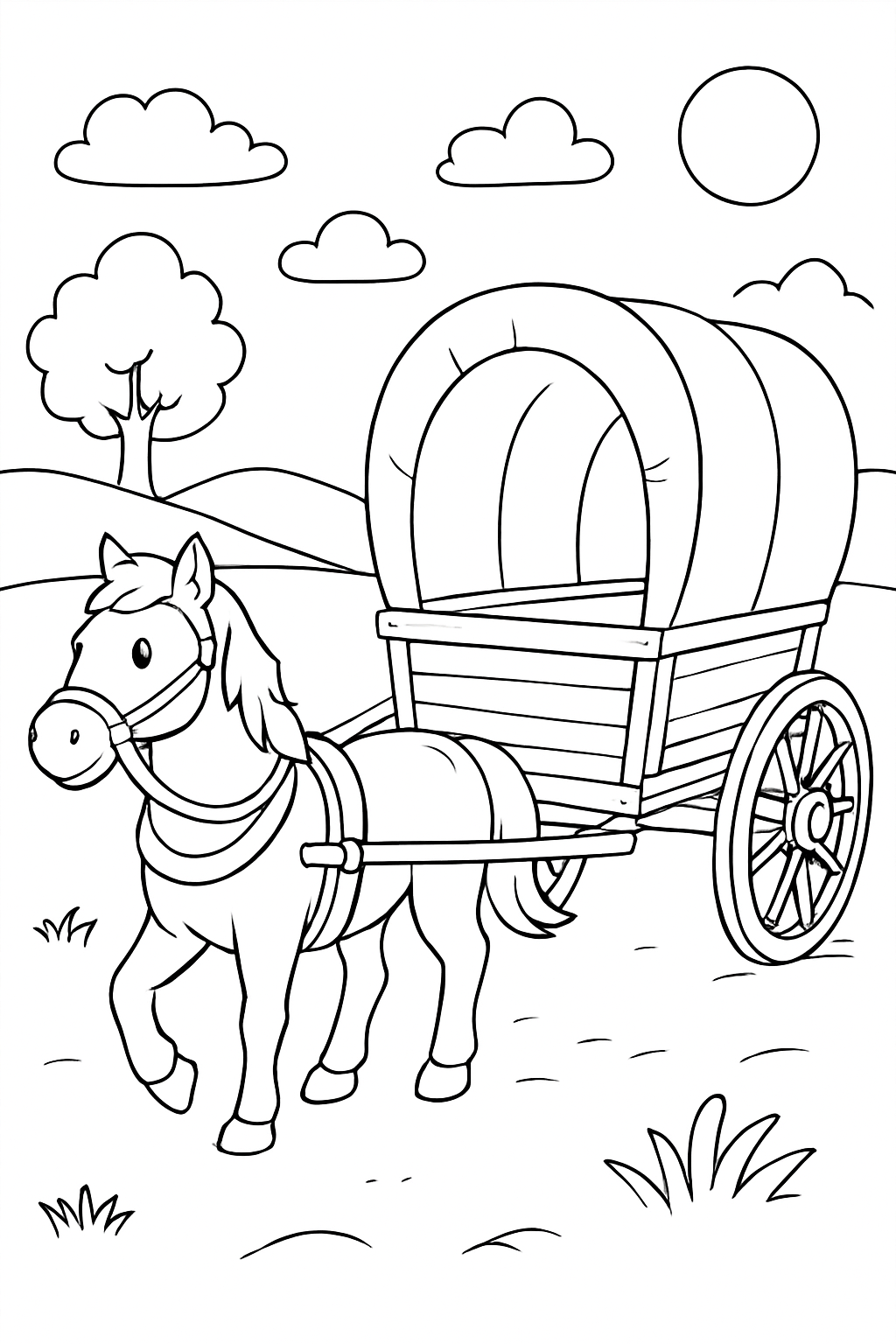 Carreta Furacão para colorir 08