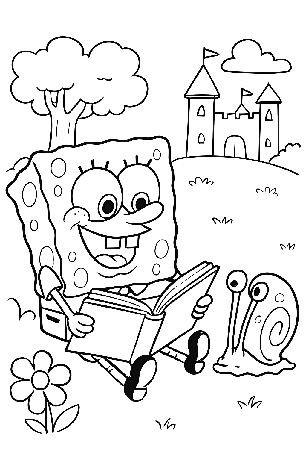 Bob Esponja para colorir 05