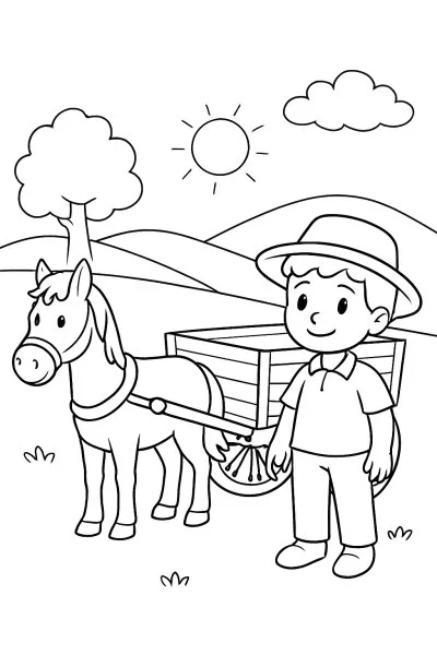 Carretas para colorir 04