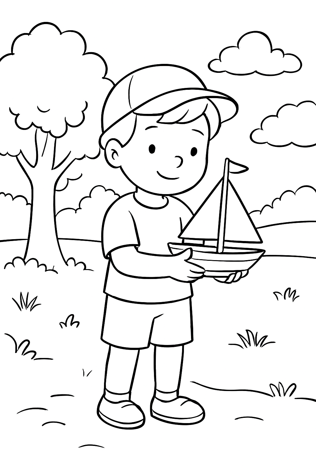 Barcos para colorir 08